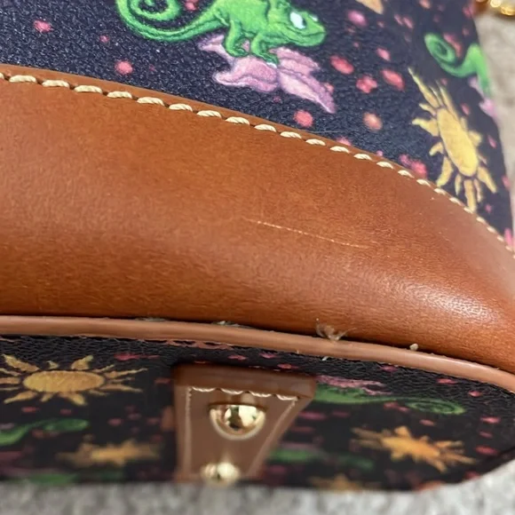 Disney Dooney & Bourke Tangled Rapunzel Satchel - Picture 5 of 11